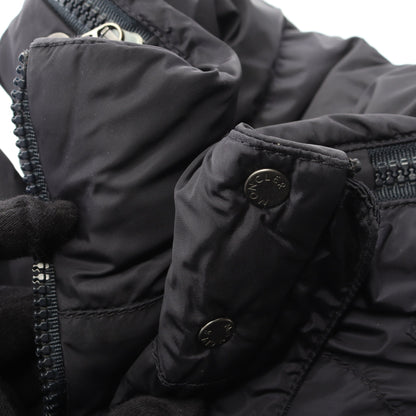 FLAMME ダウンコート ナイロン ネイビー フード付き モンクレール アウター MONCLER