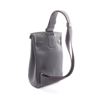 ケリーアッカドPM プロン ボディバッグ トゴ ダークグレー シルバー金具 B刻印 エルメス バッグ HERMES