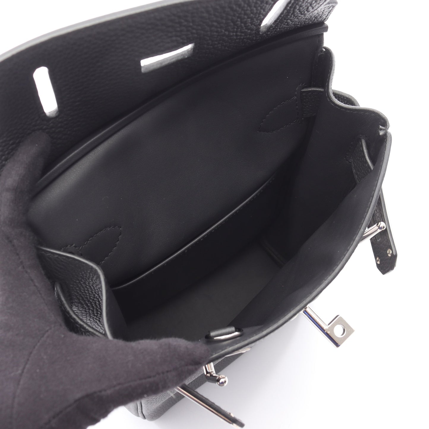 ケリーアッカドPM プロン ボディバッグ トゴ ダークグレー シルバー金具 B刻印 エルメス バッグ HERMES