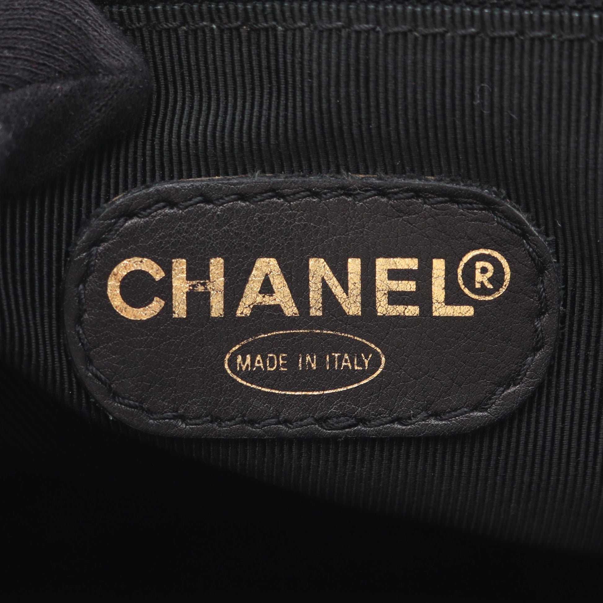 トリプルココマーク バックパック リュックサック キャビアスキン ブラック ゴールド金具 シャネル バッグ CHANEL