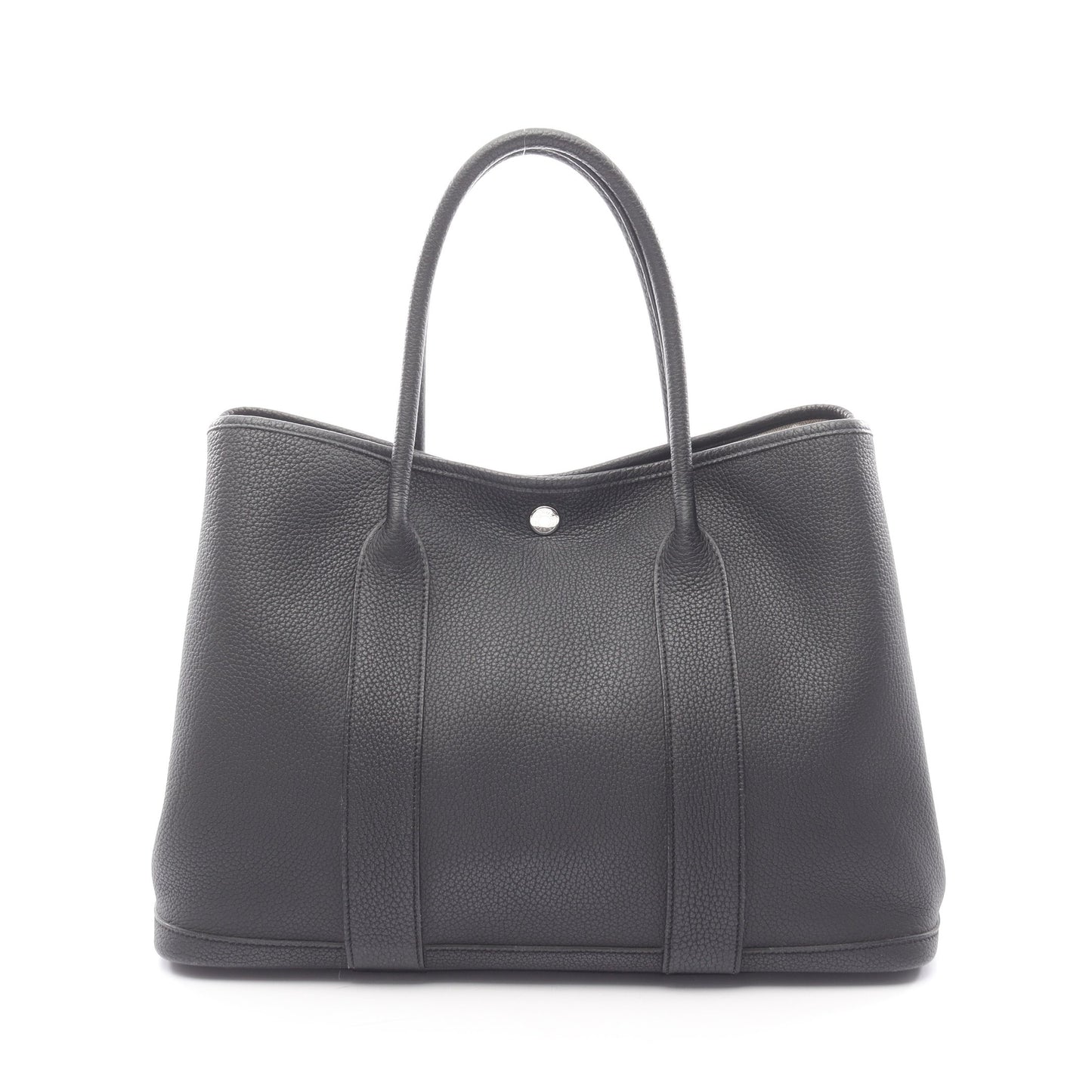 ガーデンパーティPM ハンドバッグ トートバッグ ネゴンダ ブラック シルバー金具 D刻印 エルメス バッグ HERMES