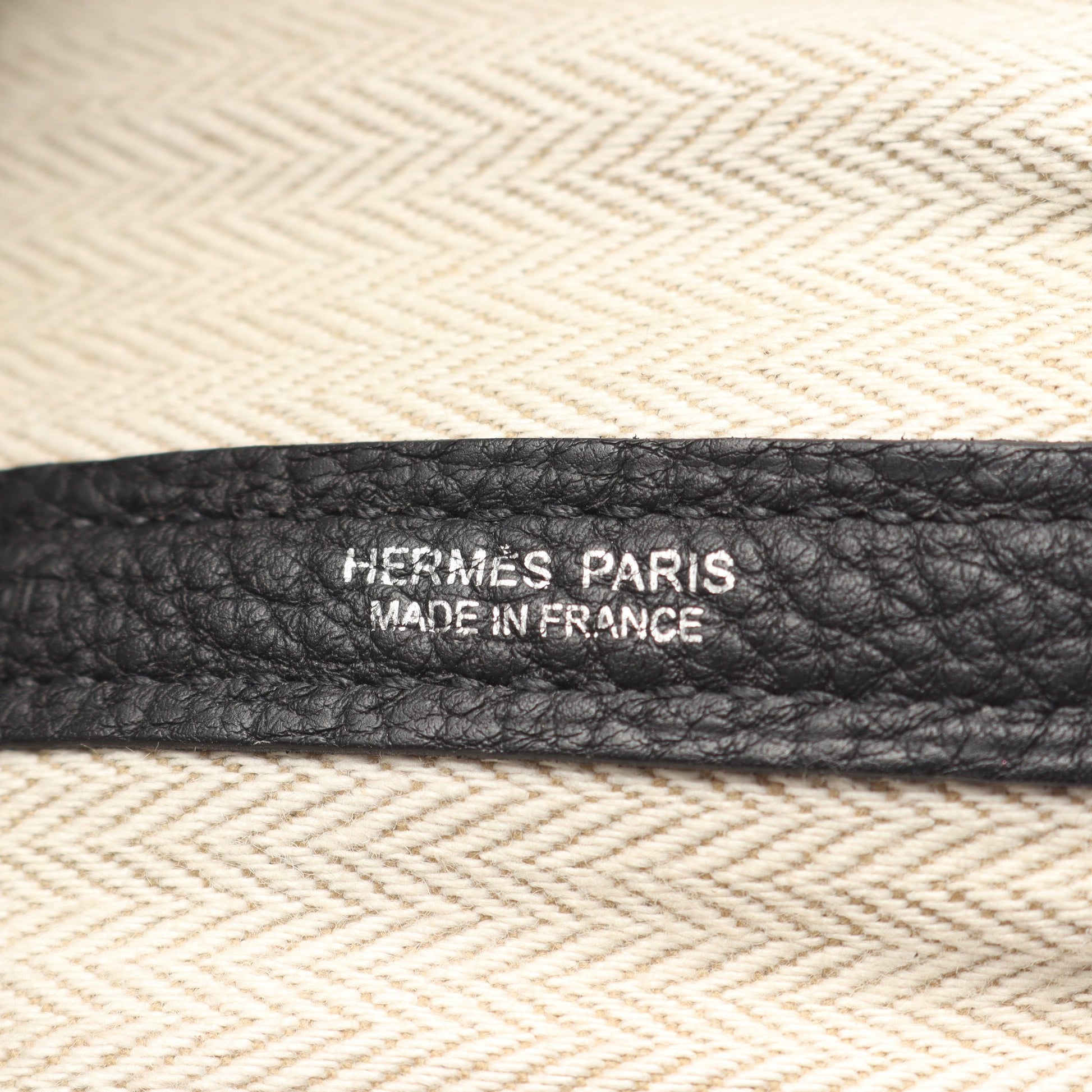 ガーデンパーティPM ハンドバッグ トートバッグ ネゴンダ ブラック シルバー金具 D刻印 エルメス バッグ HERMES