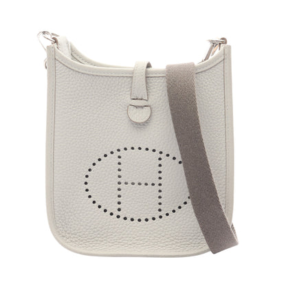 エヴリンアマゾンTPM ショルダーバッグ トリヨンクレマンス ライトグレー シルバー金具 Y刻印 エルメス バッグ HERMES