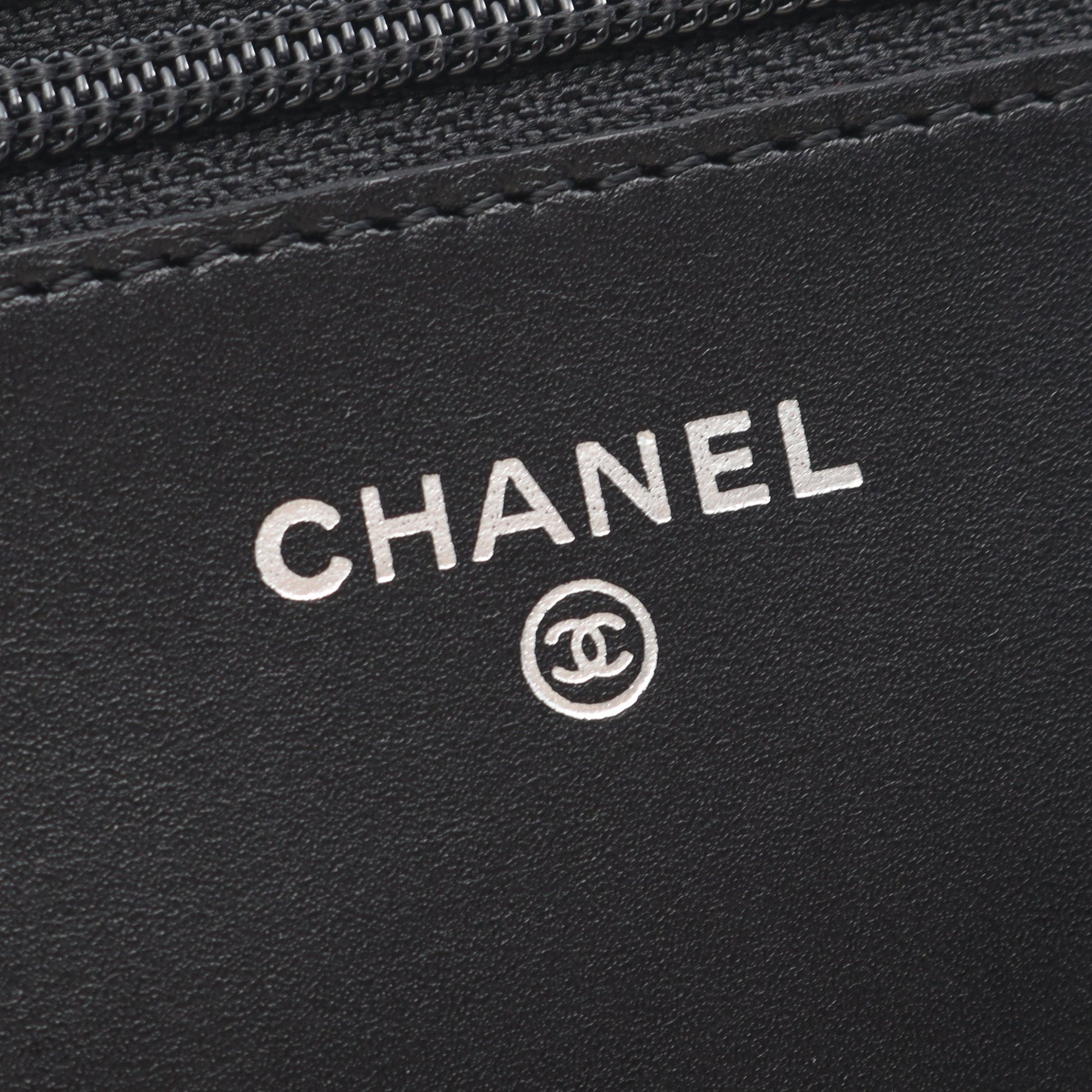 カンボンライン チェーンウォレット レザー ブラック シルバー シルバー金具 シャネル バッグ CHANEL