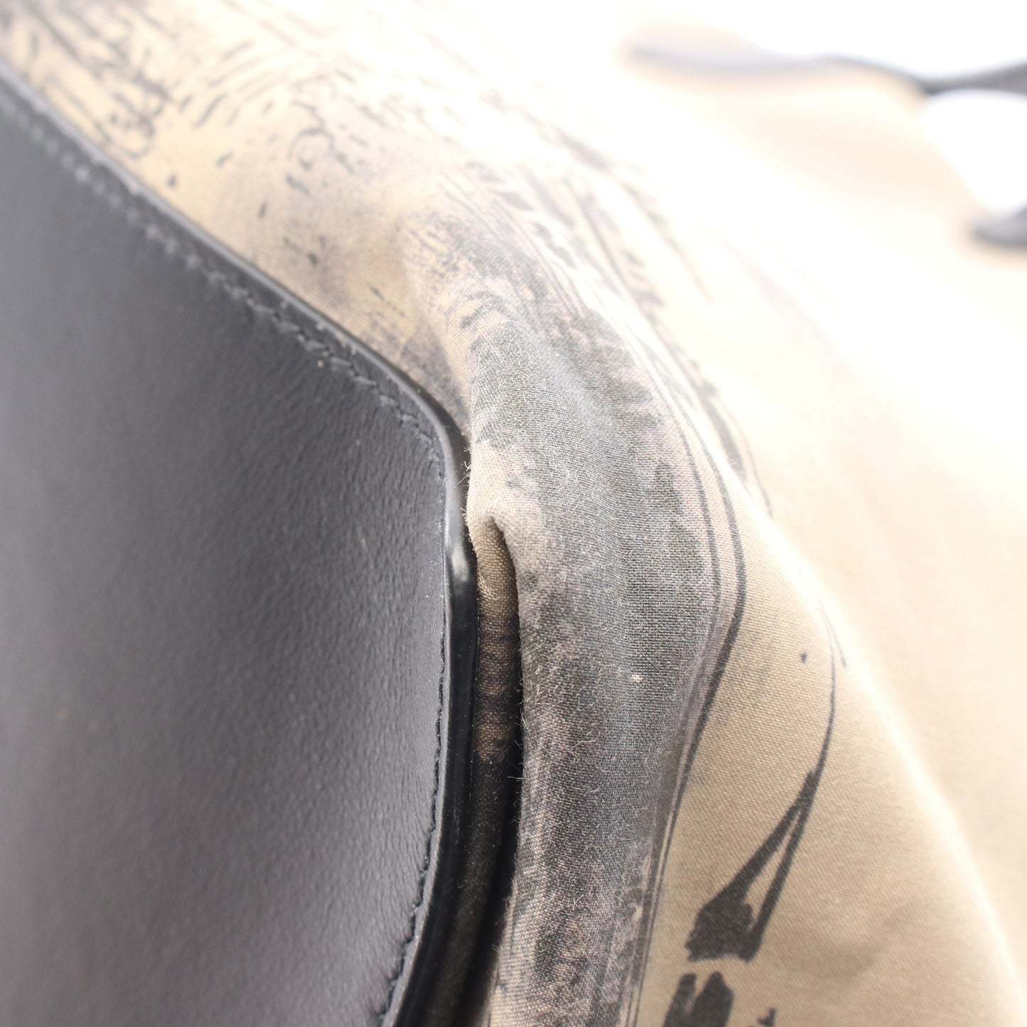 トゥジュール ラージ オブリーク ハンドバッグ トートバッグ エッフェル塔 キャンバス レザー ベージュ ブラック ブラウン リバーシブル クリスチャンディオール