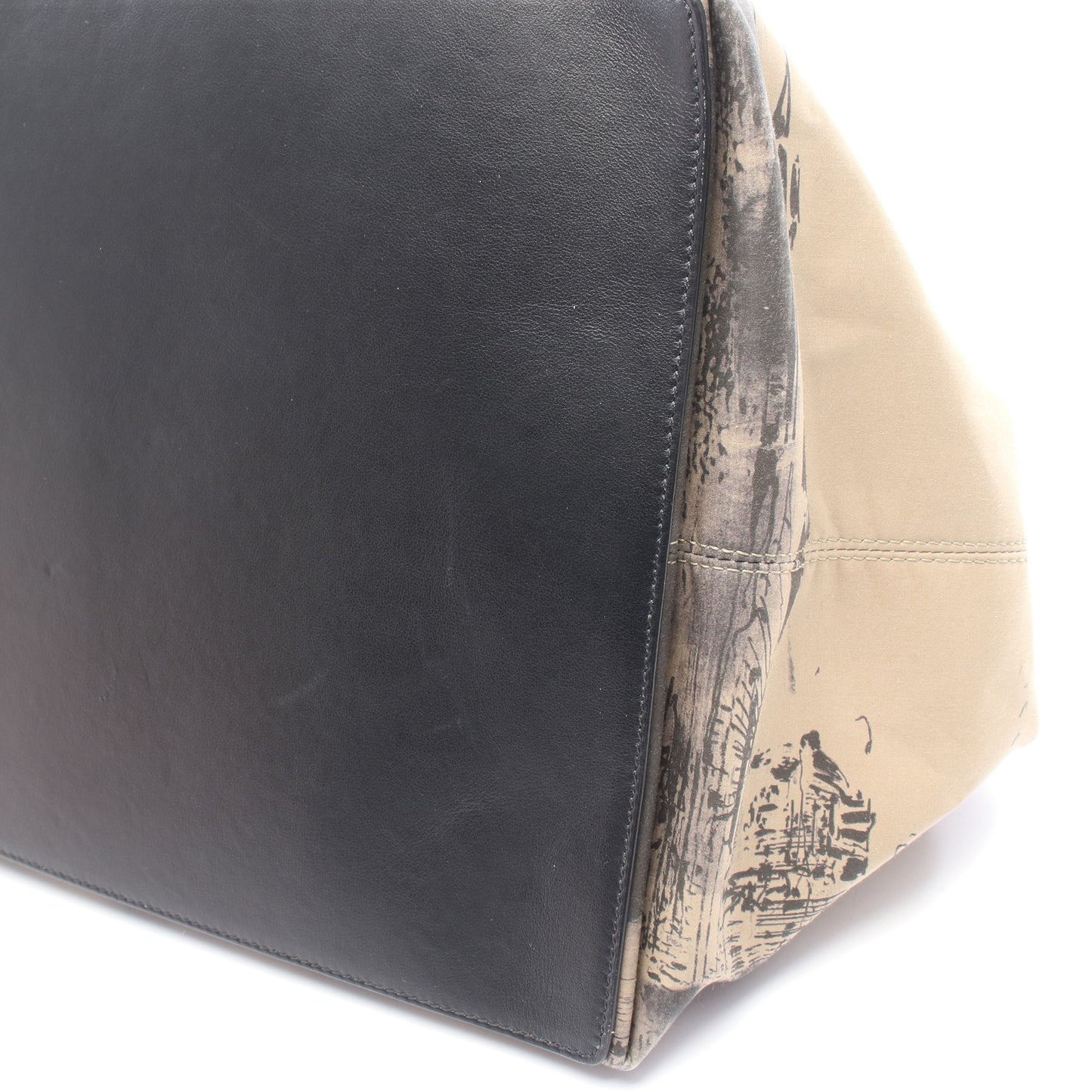 トゥジュール ラージ オブリーク ハンドバッグ トートバッグ エッフェル塔 キャンバス レザー ベージュ ブラック ブラウン リバーシブル クリスチャンディオール