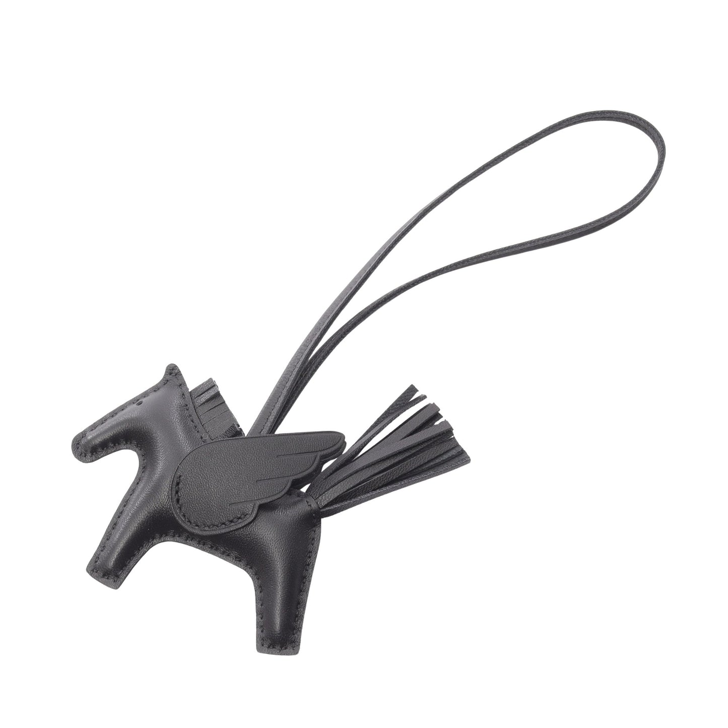 ロデオペガサスPM ソーブラック バッグチャーム アニョーミロ ヴォースイフト ブラック W刻印 エルメス