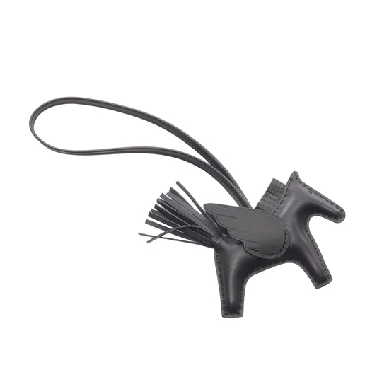 ロデオペガサスPM ソーブラック バッグチャーム アニョーミロ ヴォースイフト ブラック W刻印 エルメス