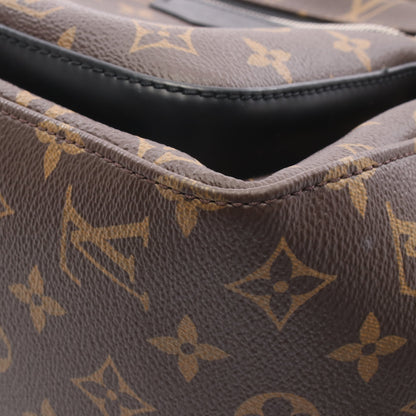 ジョッシュ モノグラムマカサー バックパック リュックサック PVC レザー ブラウン ブラック ルイヴィトン バッグ LOUIS VUITTON