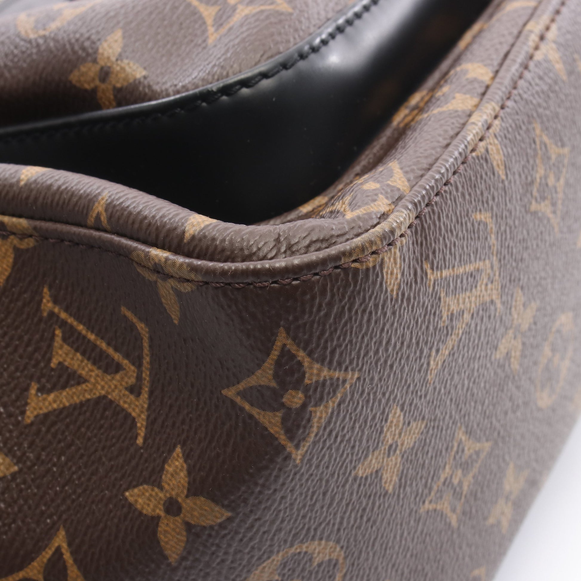 ジョッシュ モノグラムマカサー バックパック リュックサック PVC レザー ブラウン ブラック ルイヴィトン バッグ LOUIS VUITTON