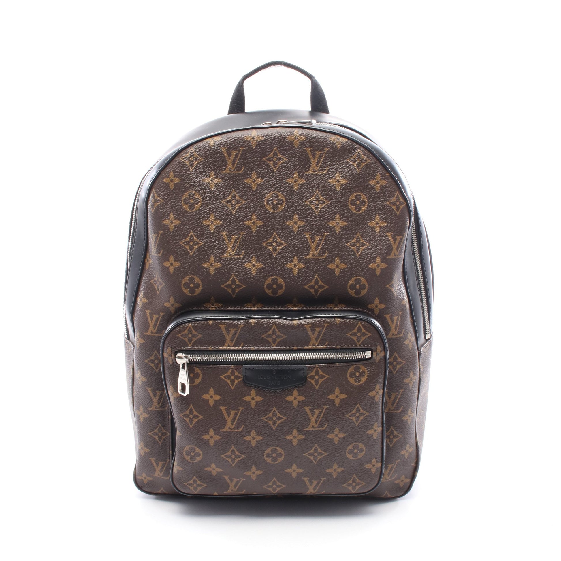 ジョッシュ モノグラムマカサー バックパック リュックサック PVC レザー ブラウン ブラック ルイヴィトン バッグ LOUIS VUITTON