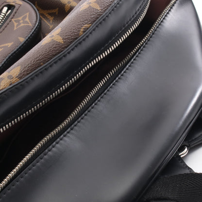 ジョッシュ モノグラムマカサー バックパック リュックサック PVC レザー ブラウン ブラック ルイヴィトン バッグ LOUIS VUITTON