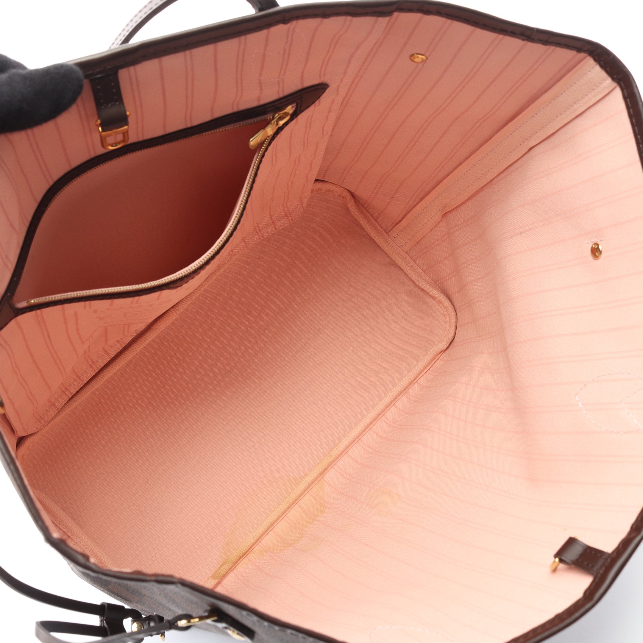 ネヴァーフルMM ダミエエベヌ ローズバレリーヌ ショルダーバッグ