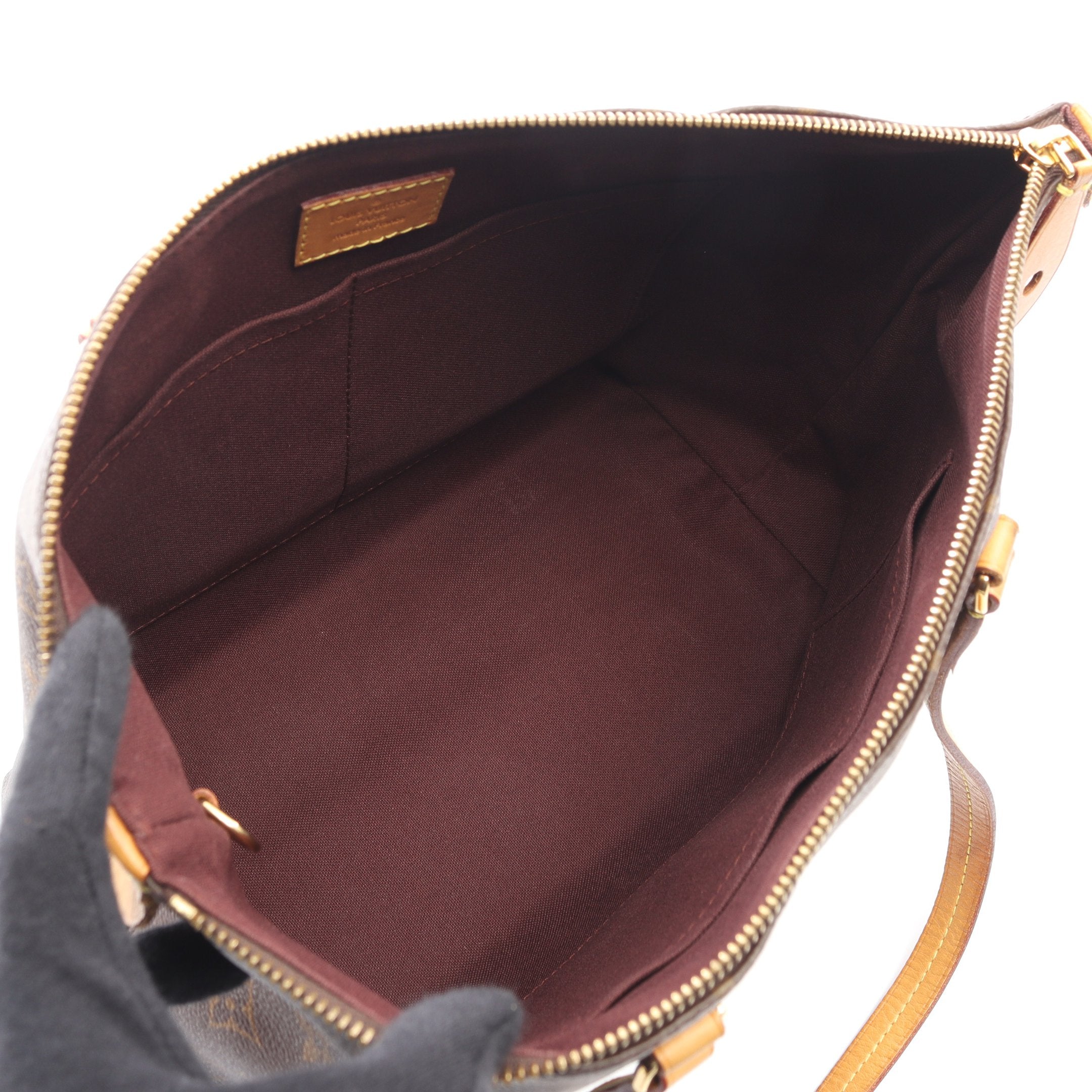 イエナPM モノグラム ショルダーバッグ トートバッグ PVC レザー