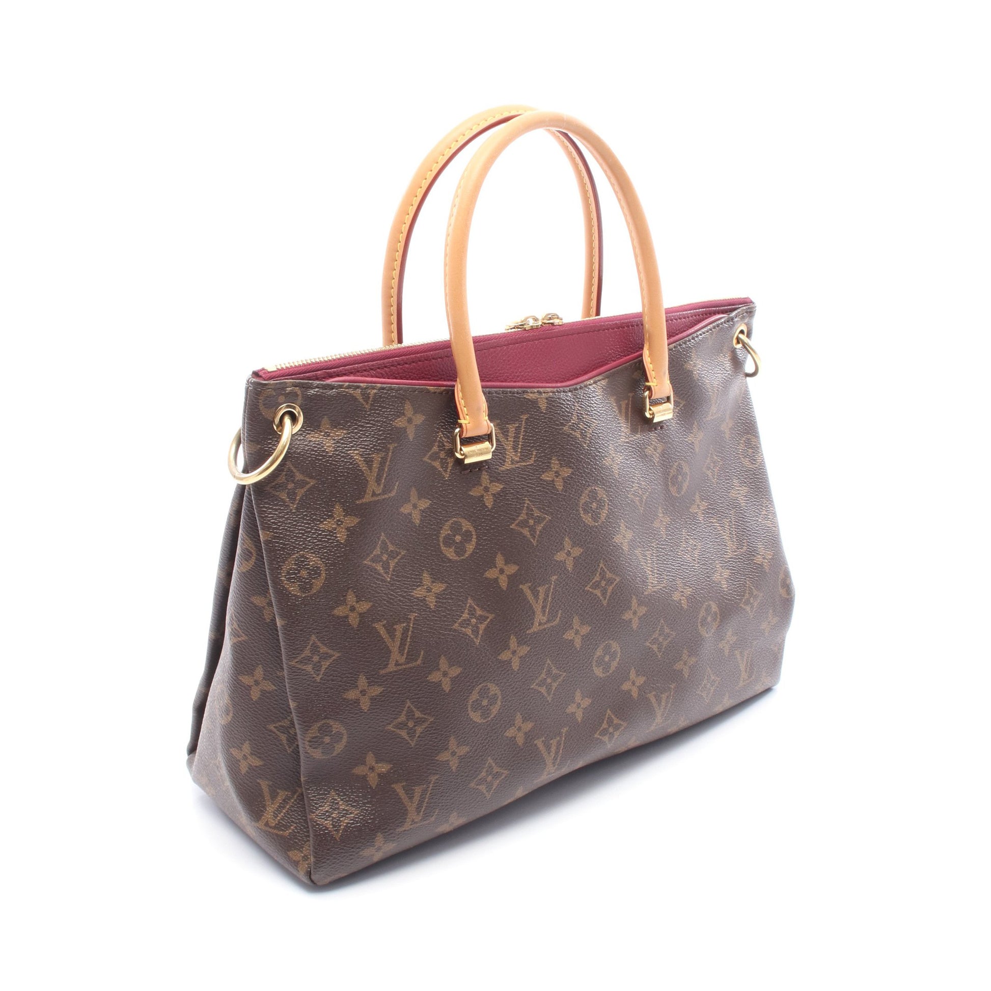 パラス モノグラム オロール ハンドバッグ PVC レザー ブラウン ボルドー 2WAY ルイヴィトン バッグ LOUIS VUITTON