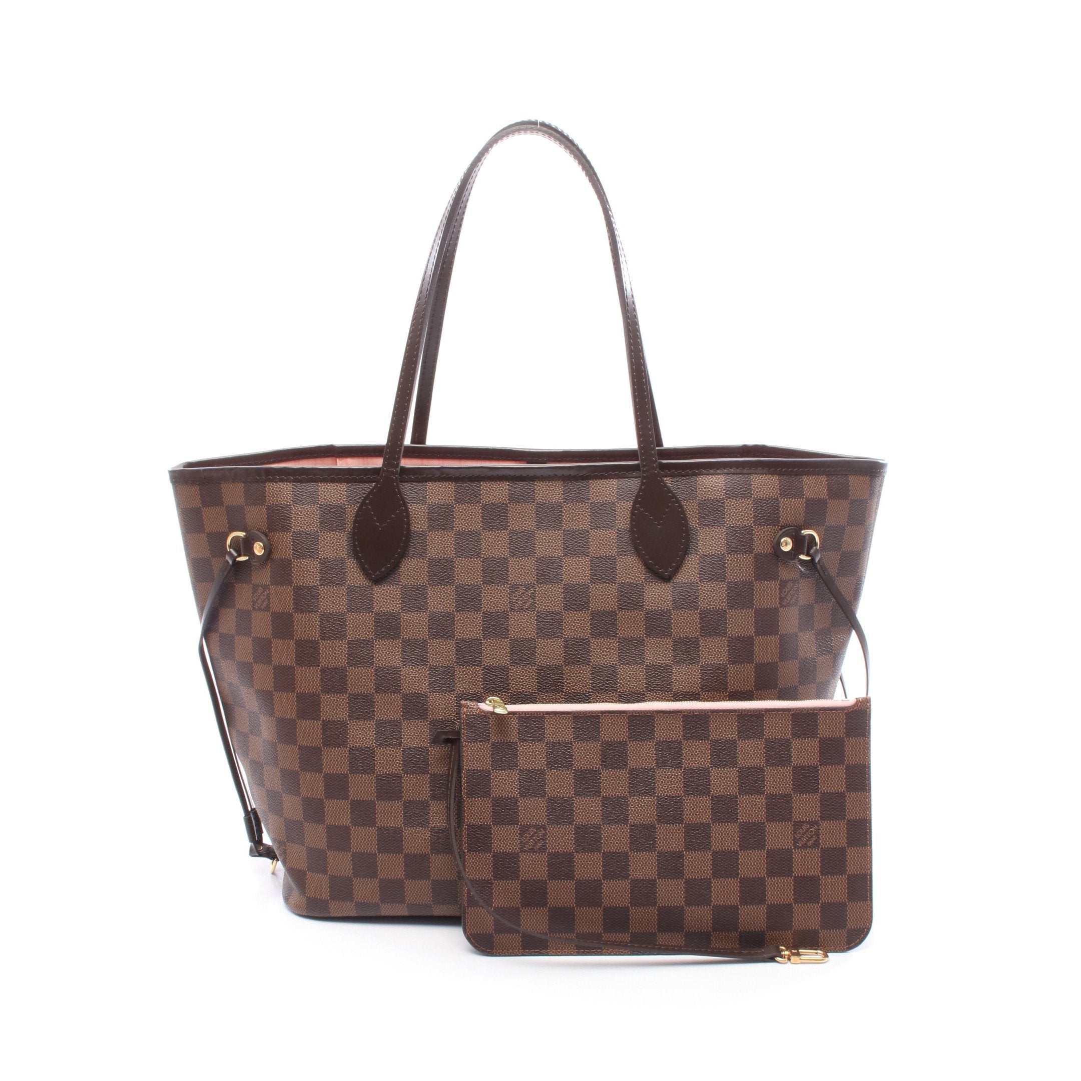 ネヴァーフルMM ダミエエベヌ ローズバレリーヌ ショルダーバッグ