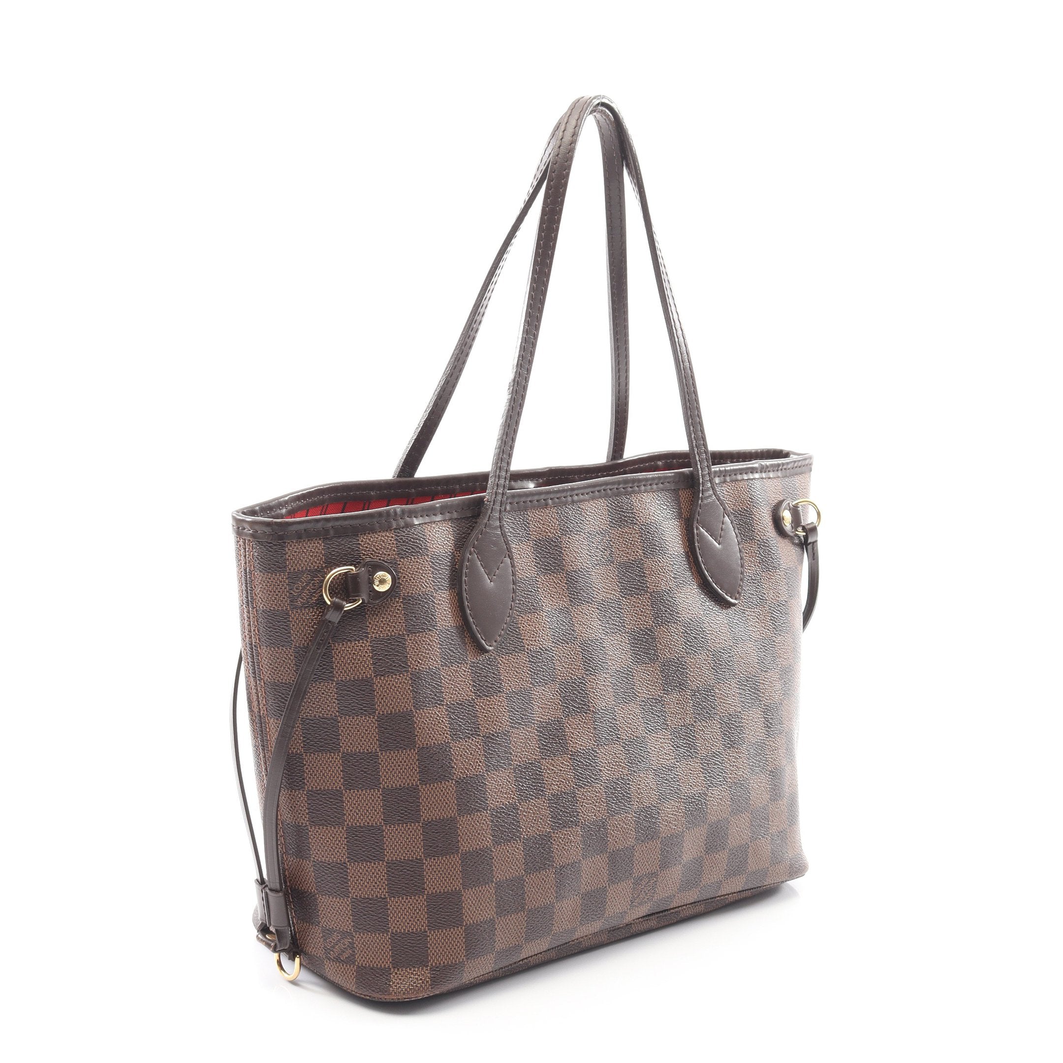 ネヴァーフルPM ダミエエベヌ ハンドバッグ トートバッグ PVC レザー