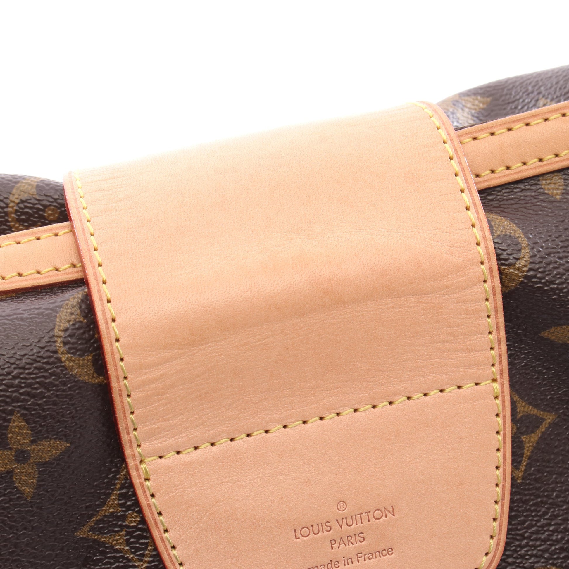 ストレーザPM モノグラム ショルダーバッグ PVC レザー ブラウン ルイヴィトン バッグ LOUIS VUITTON