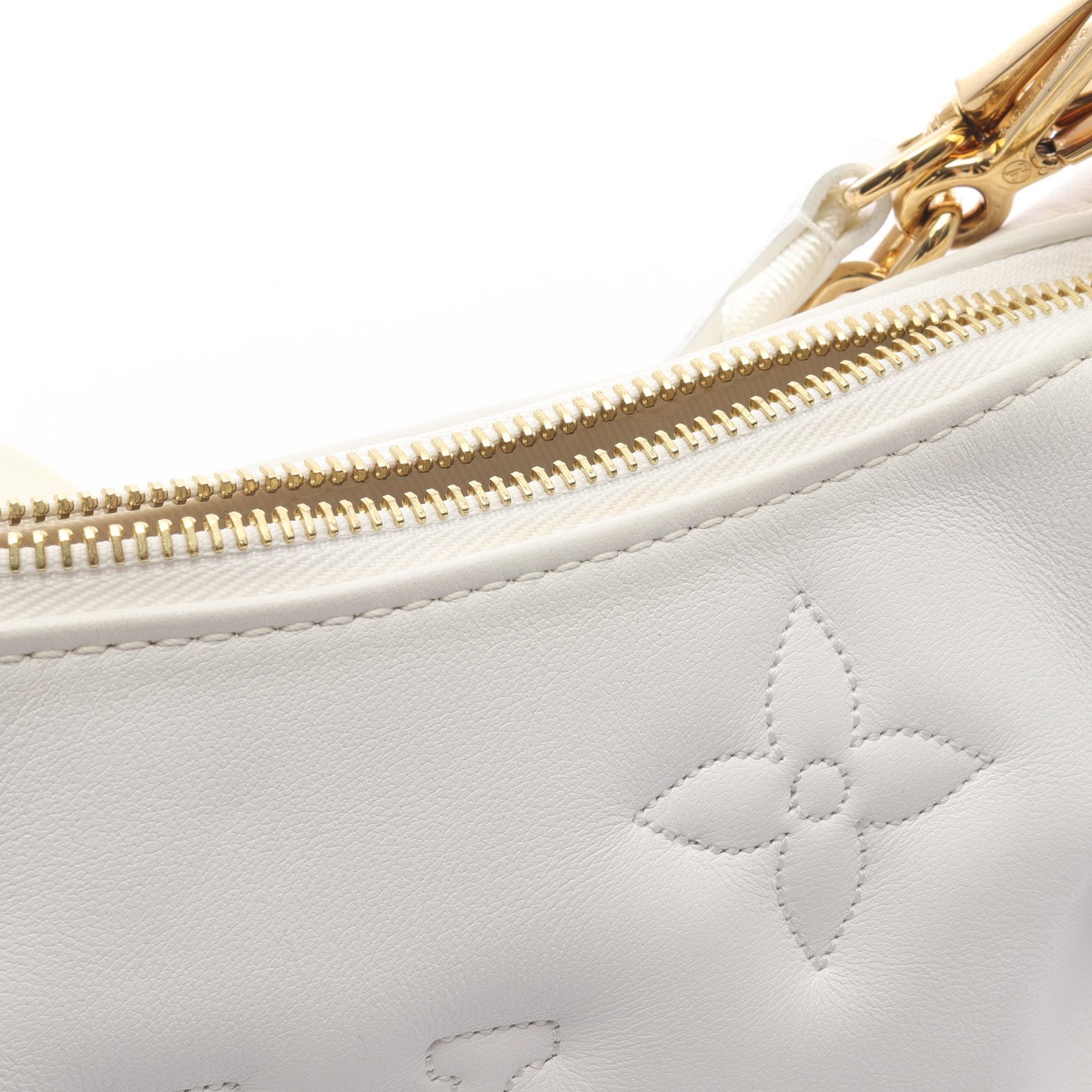 オーバー ザ ムーン バブルグラム スノー チェーンハンドバッグ レザー ホワイト 2WAY ルイヴィトン バッグ LOUIS VUITTON