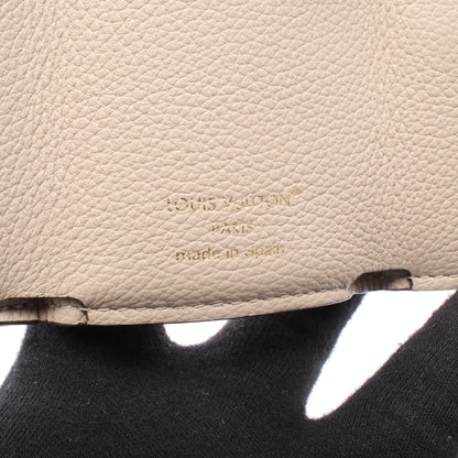 ポルトフォイユ ロックミニ グレージュ 三つ折り財布 レザー グレーベージュ ルイヴィトン 財布・小物 LOUIS VUITTON