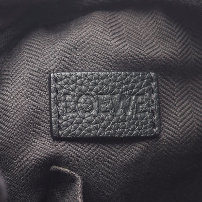 ミリタリーメッセンジャーXS ショルダーバッグ レザー ブラック ロエベ バッグ LOEWE