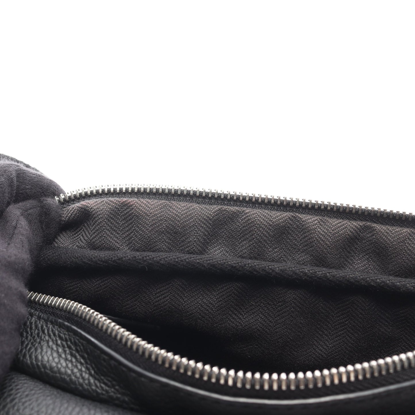 ミリタリーメッセンジャーXS ショルダーバッグ レザー ブラック ロエベ バッグ LOEWE