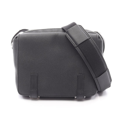 ミリタリーメッセンジャーXS ショルダーバッグ レザー ブラック ロエベ バッグ LOEWE