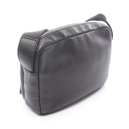 ミリタリーメッセンジャーXS ショルダーバッグ レザー ブラック ロエベ バッグ LOEWE