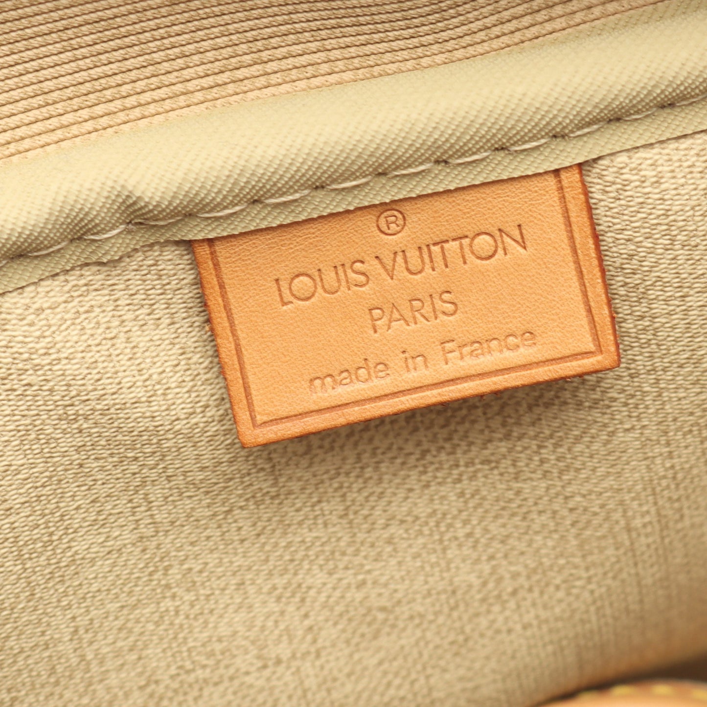 ドーヴィル ボーリングヴァニティ モノグラム ハンドバッグ PVC レザー ブラウン ルイヴィトン バッグ LOUIS VUITTON