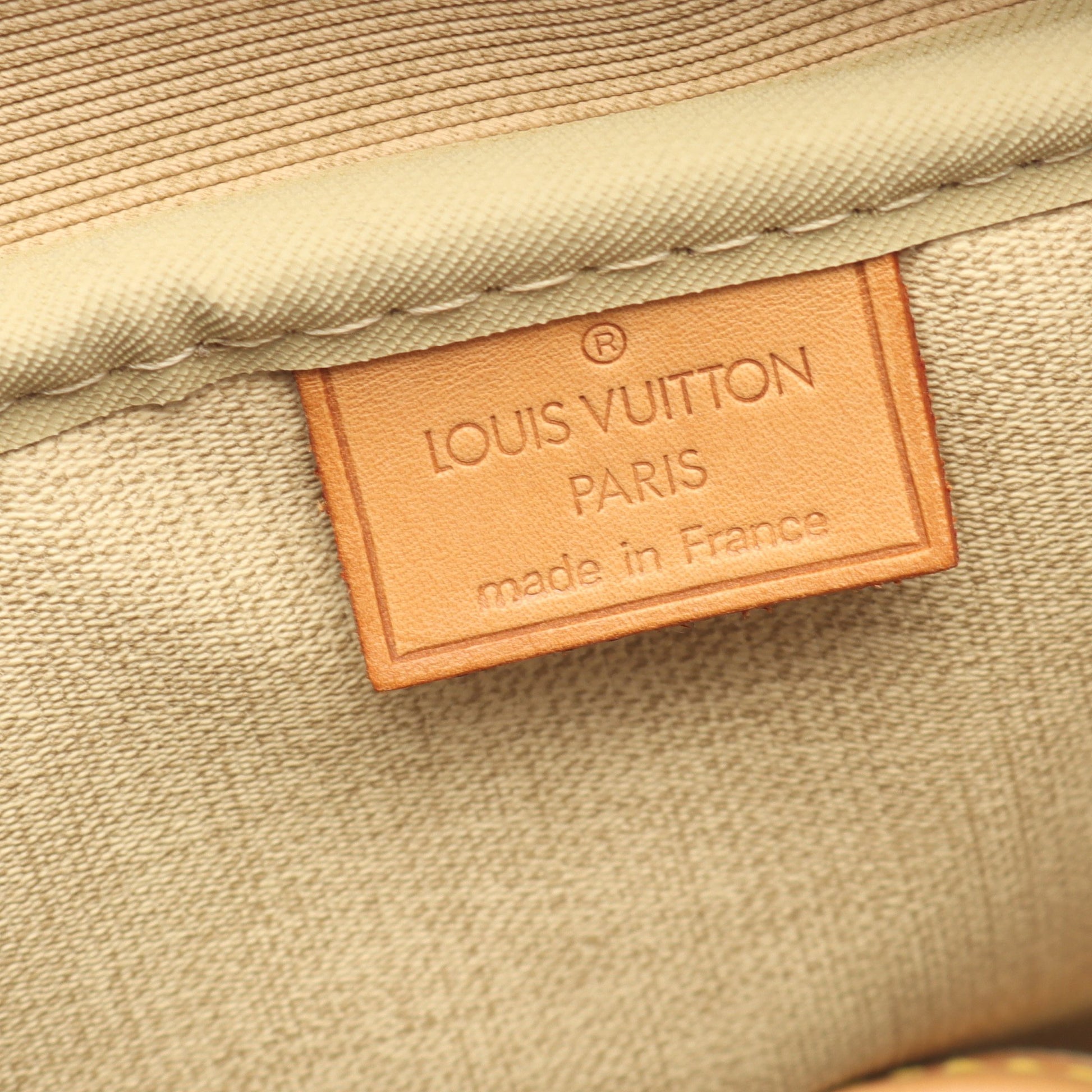 ドーヴィル ボーリングヴァニティ モノグラム ハンドバッグ PVC レザー ブラウン ルイヴィトン バッグ LOUIS VUITTON