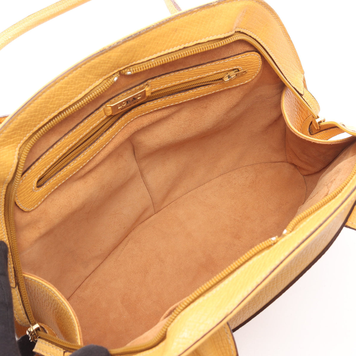 ショルダーバッグ トートバッグ レザー イエロー ロエベ バッグ LOEWE