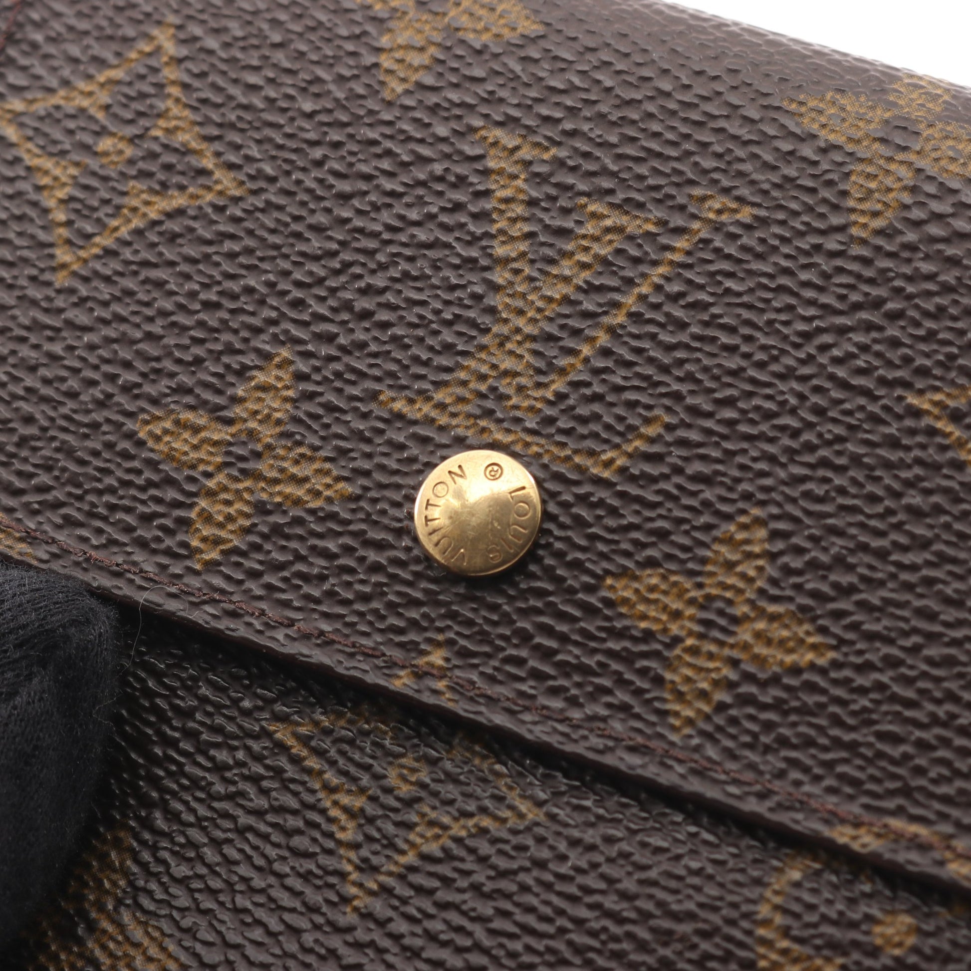 ポルト モネ ビエ カルトクレディモノグラム 三つ折り財布 Wホック財布 