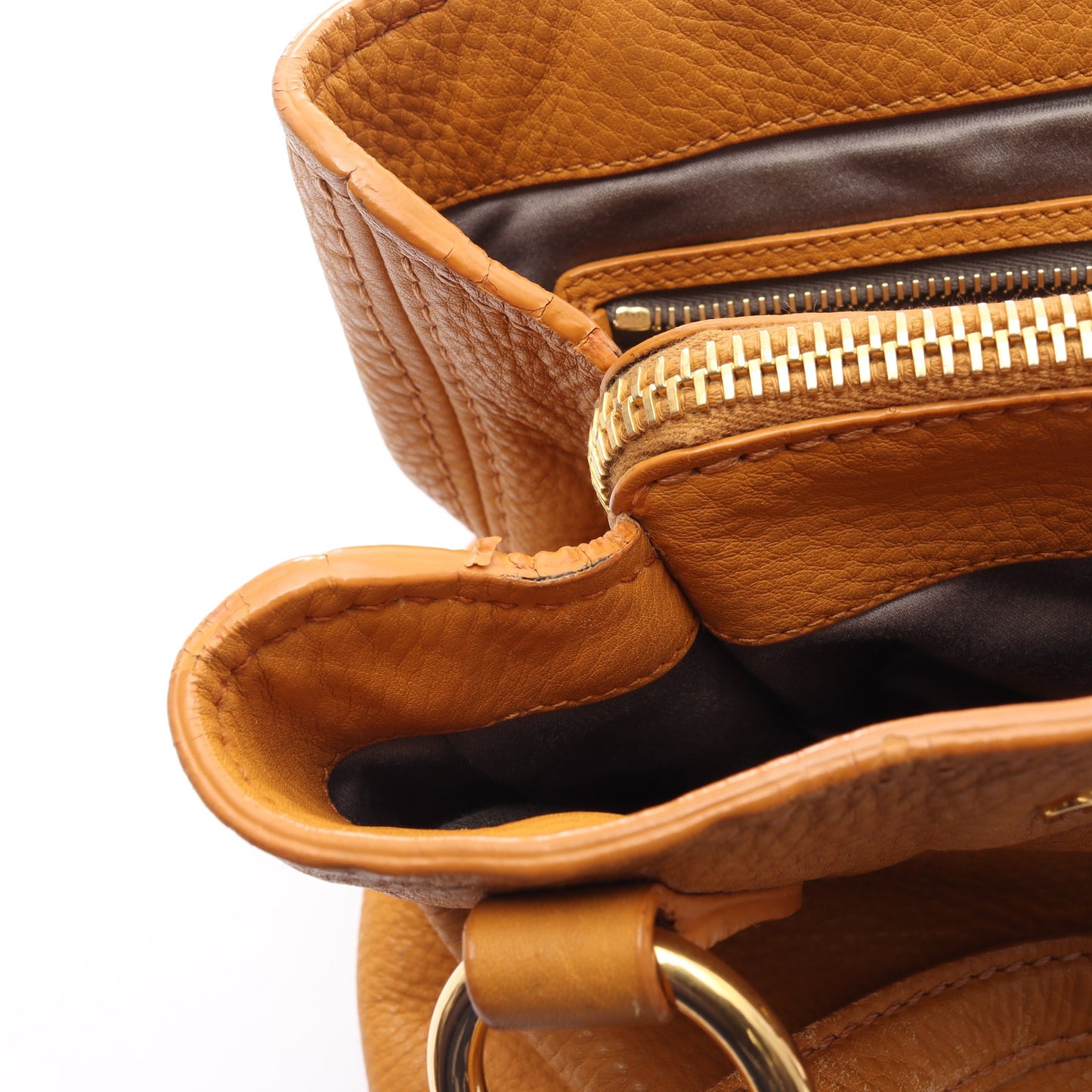 VITELLO CARIBU ヴィッテロカリブ ハンドバッグ レザー イエロー 2WAY ミュウミュウ バッグ miu miu
