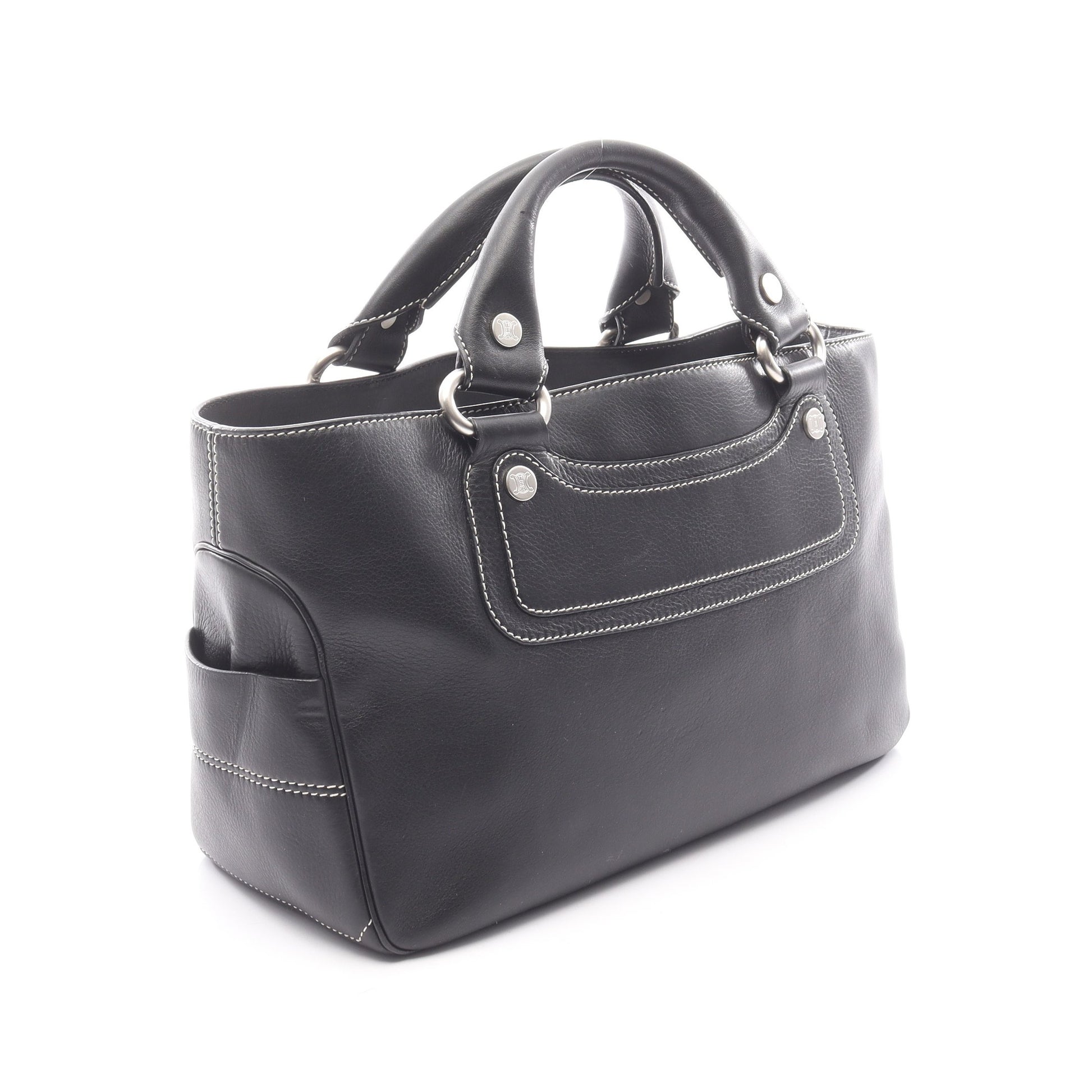 ブギーバッグ ハンドバッグ レザー ブラック セリーヌ バッグ CELINE