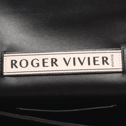 トレヴィヴィエ チェーンショルダーバッグ レザー ブラック ロジェヴィヴィエ バッグ Roger Vivier