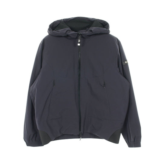 ダウンジャケット ナイロン ネイビー フード付き タトラス