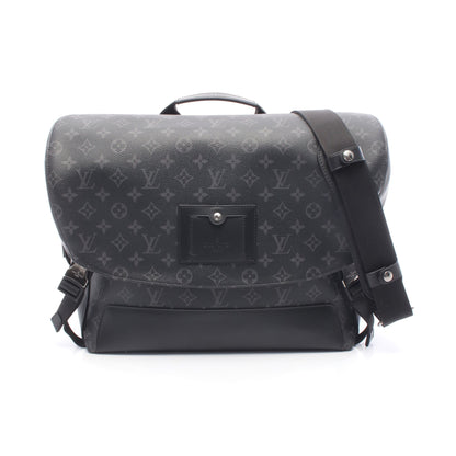 メッセンジャー ヴォワヤージュMM モノグラムエクリプス ショルダーバッグ PVC レザー ブラック ルイヴィトン バッグ LOUIS VUITTON