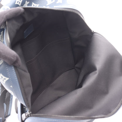 ディスカバリー モノグラムシャドウ バックパック リュックサック PVC レザー ネイビー ルイヴィトン バッグ LOUIS VUITTON