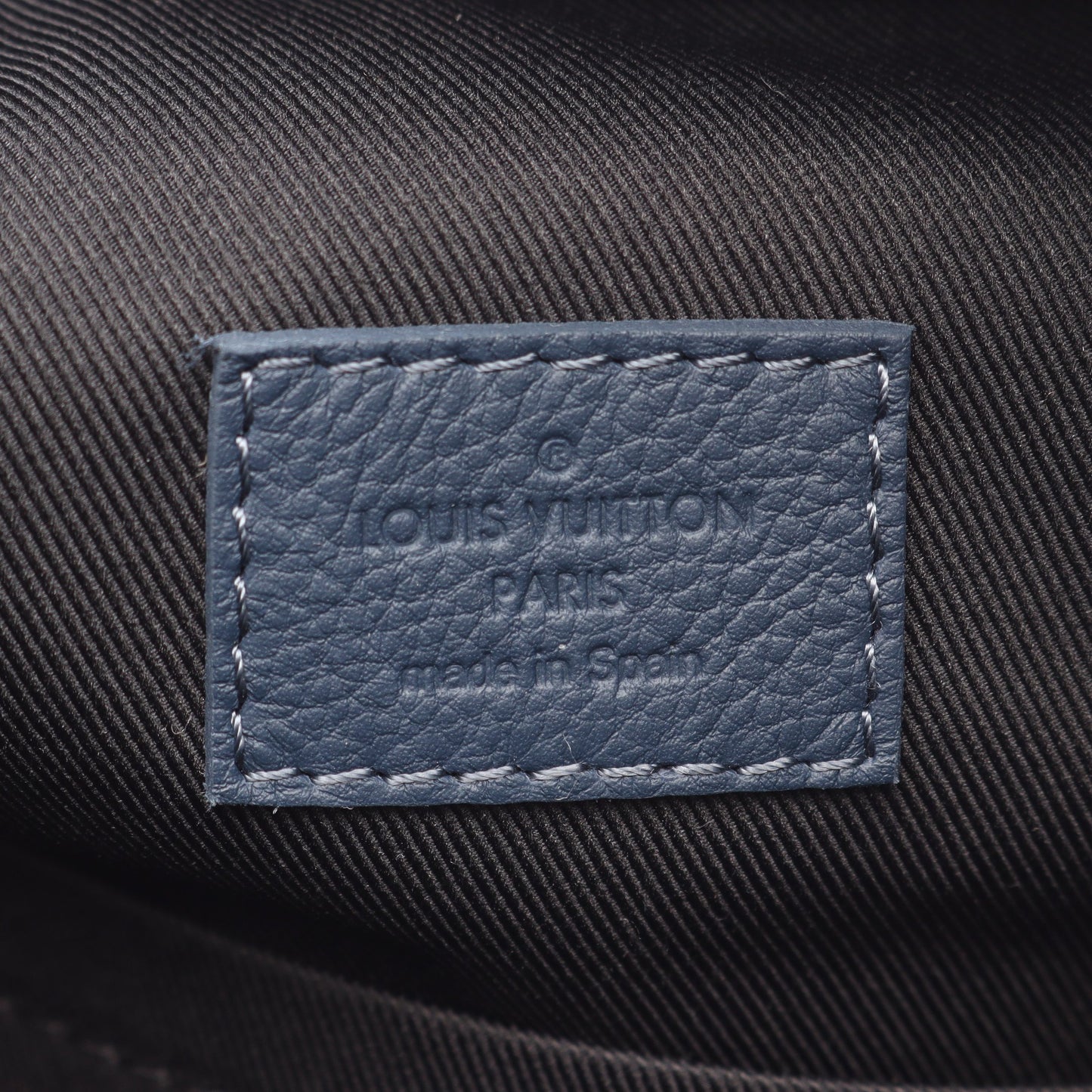 ディスカバリー モノグラムシャドウ バックパック リュックサック PVC レザー ネイビー ルイヴィトン バッグ LOUIS VUITTON