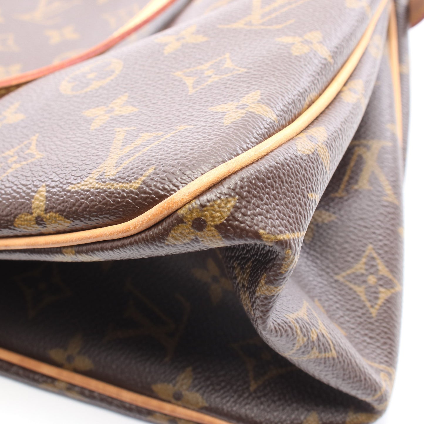 バティニョール オリゾンタル モノグラム ショルダーバッグ PVC レザー ブラウン ルイヴィトン バッグ LOUIS VUITTON