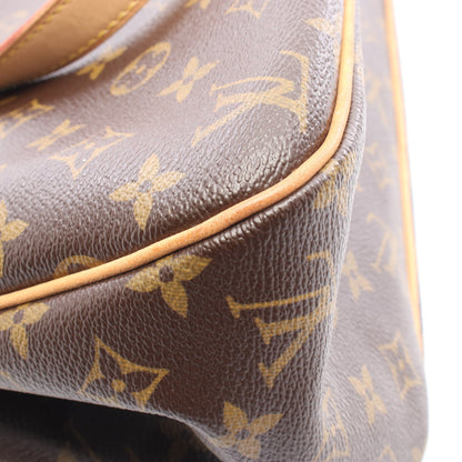 バティニョール オリゾンタル モノグラム ショルダーバッグ PVC レザー ブラウン ルイヴィトン バッグ LOUIS VUITTON