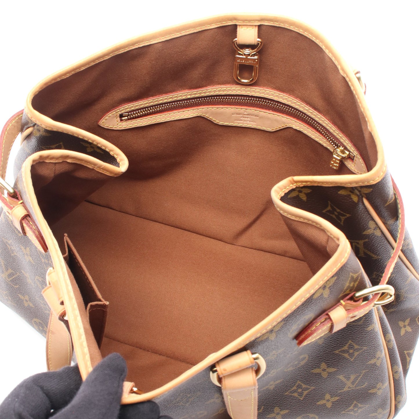 バティニョール オリゾンタル モノグラム ショルダーバッグ PVC レザー ブラウン ルイヴィトン バッグ LOUIS VUITTON