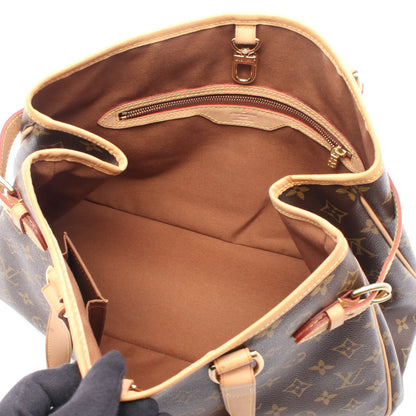 バティニョール オリゾンタル モノグラム ショルダーバッグ PVC レザー ブラウン ルイヴィトン バッグ LOUIS VUITTON