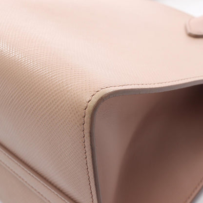 SAFFIANO CUIR C モノクローム ハンドバッグ サフィアーノレザー ピンクベージュ 2WAY プラダ バッグ PRADA
