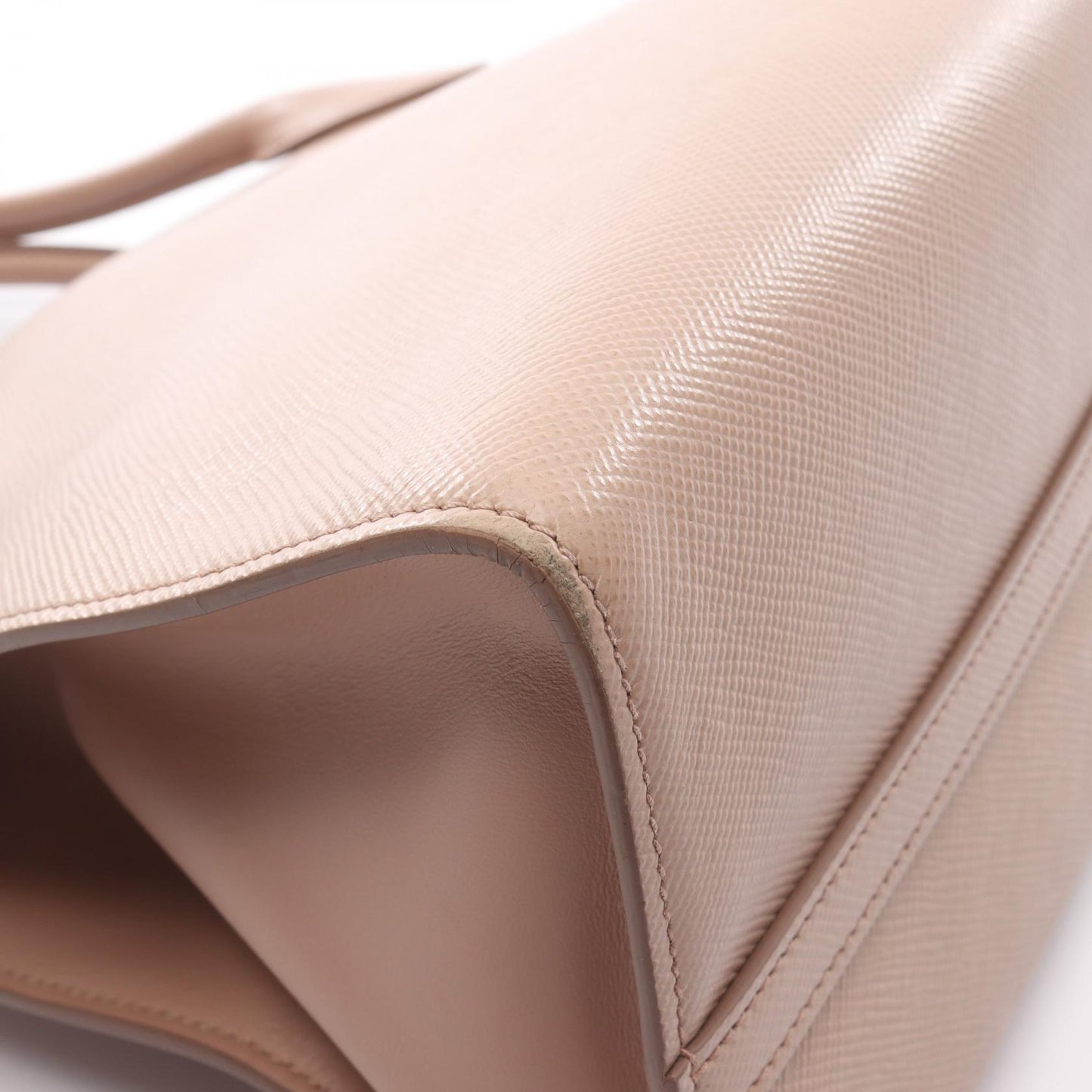 SAFFIANO CUIR C モノクローム ハンドバッグ サフィアーノレザー ピンクベージュ 2WAY プラダ バッグ PRADA