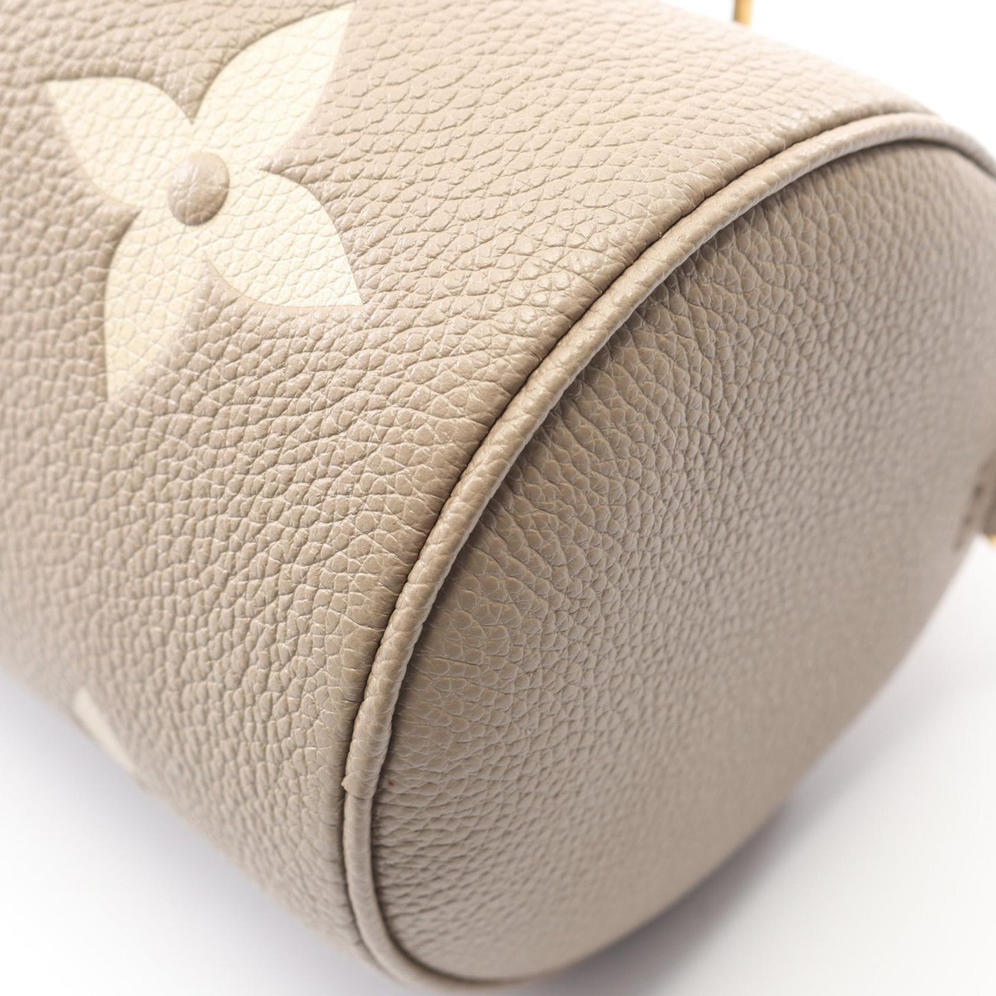 パピヨンBB バイカラー モノグラムアンプラント ハンドバッグ レザー グレーベージュ ベージュ 2WAY ルイヴィトン バッグ LOUIS VUITTON