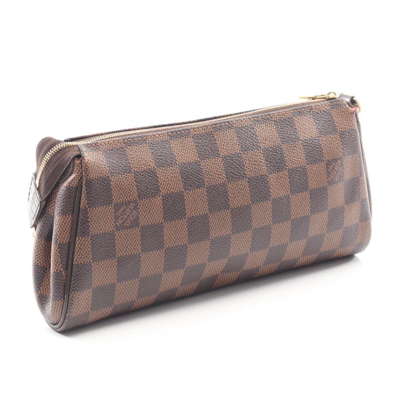エヴァ ダミエエベヌ チェーンハンドバッグ PVC レザー ブラウン 2WAY ルイヴィトン バッグ LOUIS VUITTON