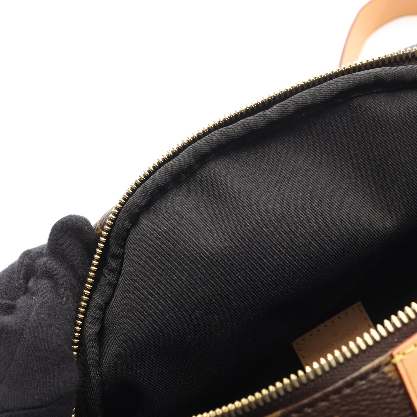 バムバッグ モノグラム ボディバッグ ウエストバッグ PVC レザー ブラウン ルイヴィトン バッグ LOUIS VUITTON