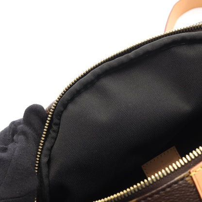 バムバッグ モノグラム ボディバッグ ウエストバッグ PVC レザー ブラウン ルイヴィトン バッグ LOUIS VUITTON