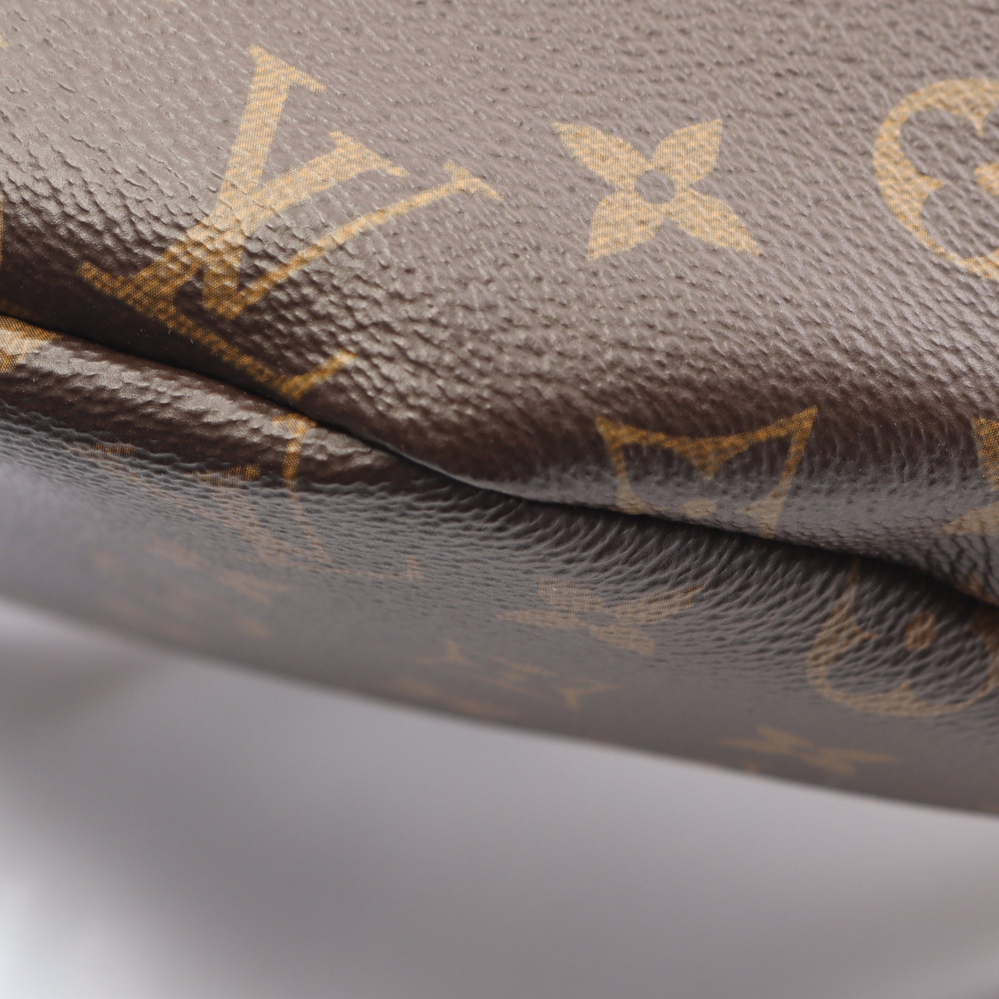 バムバッグ モノグラム ボディバッグ ウエストバッグ PVC レザー ブラウン ルイヴィトン バッグ LOUIS VUITTON